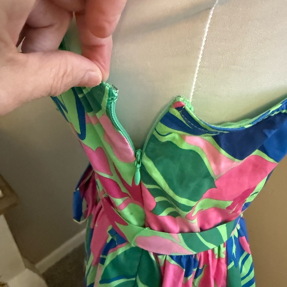 J. Crew Floral One-Shoulder Dress - Picture 8 of 11